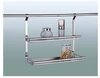 Double-deck daily necessities stand