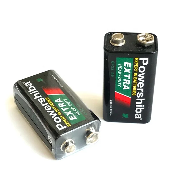 Heavy Duty 9volt Batteries 9v 006p Dry Power Carbon Zinc Battery 6f22 ...
