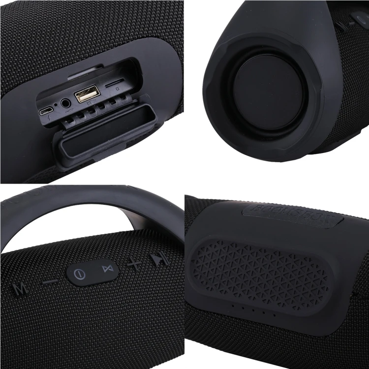 BOOMS BOX MINI E10 Splash-proof Portable BT V3.0 Stereo Speaker with Handle for Smartphones - ANKUX.COM