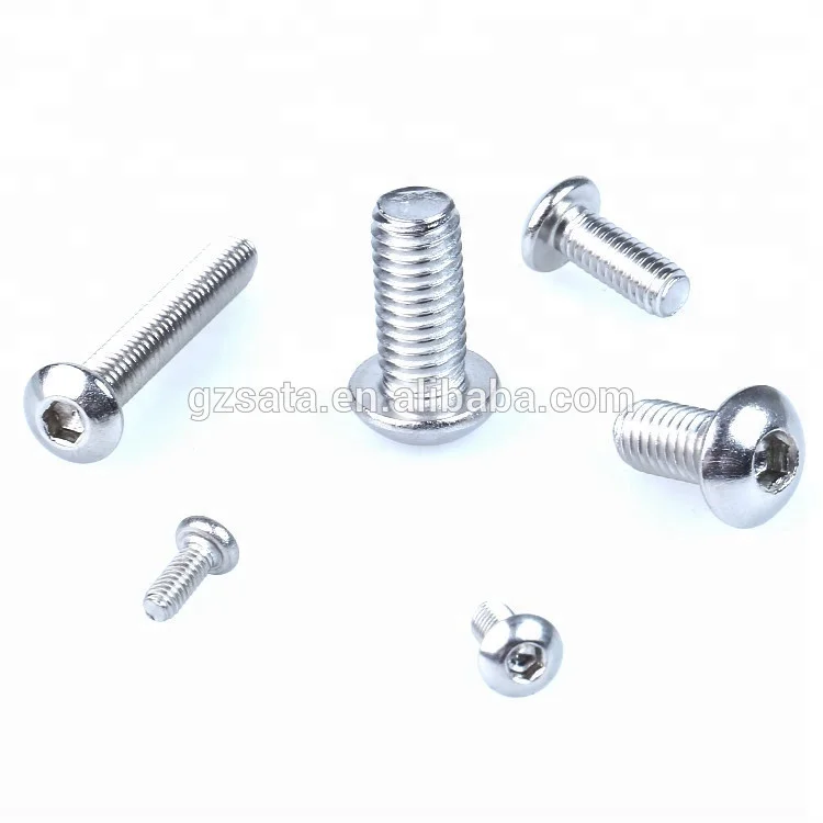 Ansi/asme B 18.3.4m Metric Hex Socket Round Cap Head Machine Screws ...