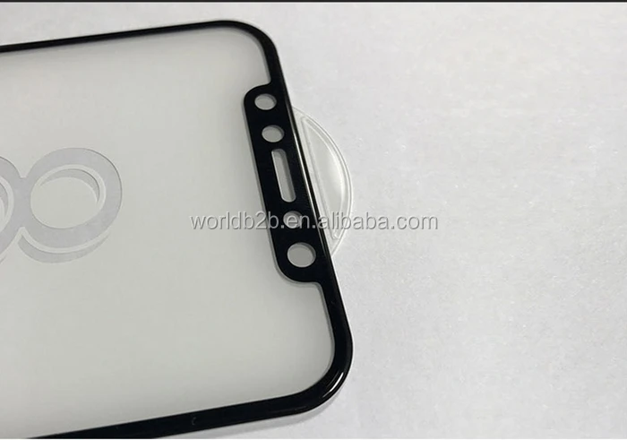 Ultra-Clear High Definition (HD) Full Coverage Tempered Glass Screen Protectors for iPhone X