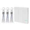 433mhz Smart Home Remote Control Wall Light switch 3 Channel Wireless Switch