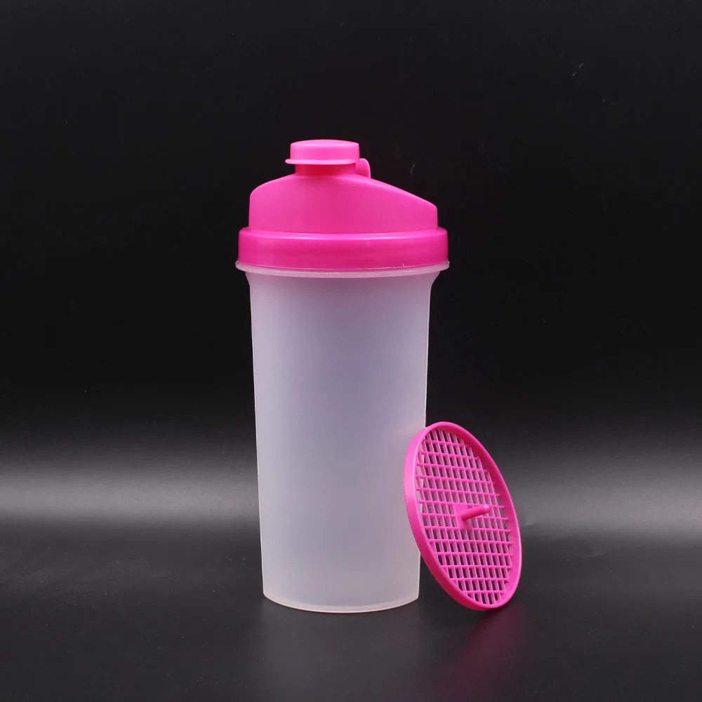 Custom Logo 700ml Protein Shaker Cup With Plastic Sieve - Buy Protein