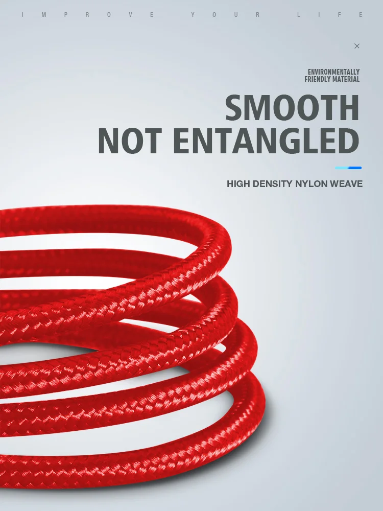 wholesale multi use usb cable 2.4a nylon braided micro usb magnetic cable for samsung - ANKUX.COM