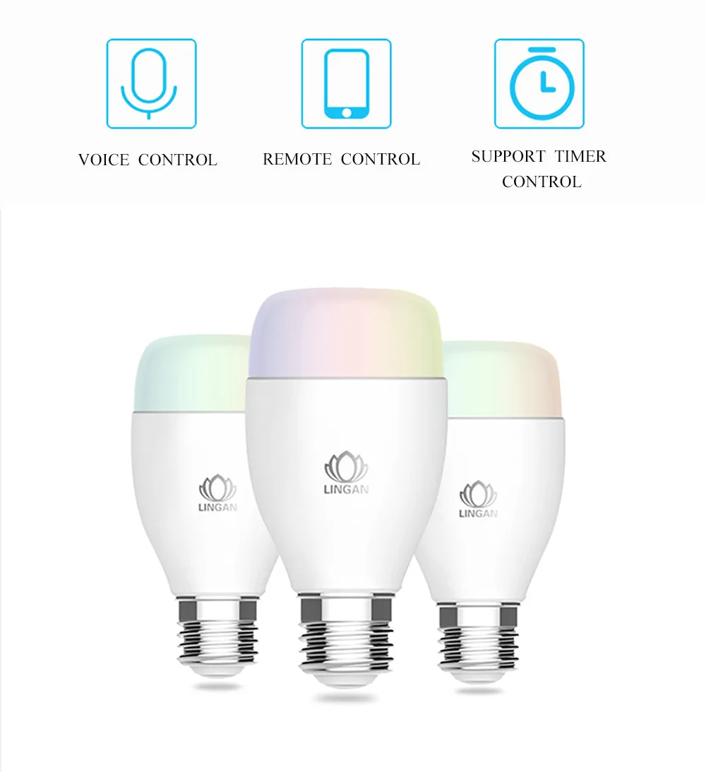 smart led light  bulb for google home mini outdoor use