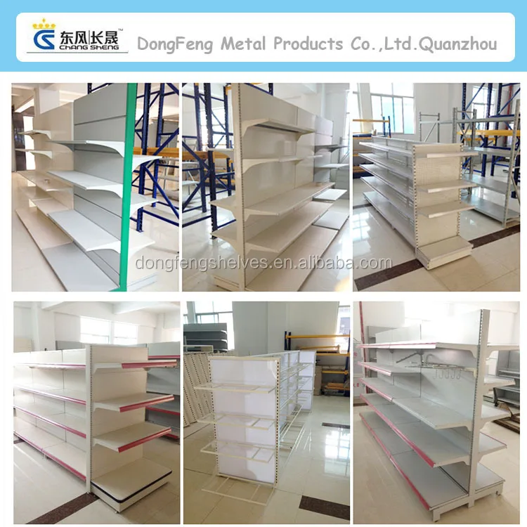 Easy assembly metal supermarket shelving for sale