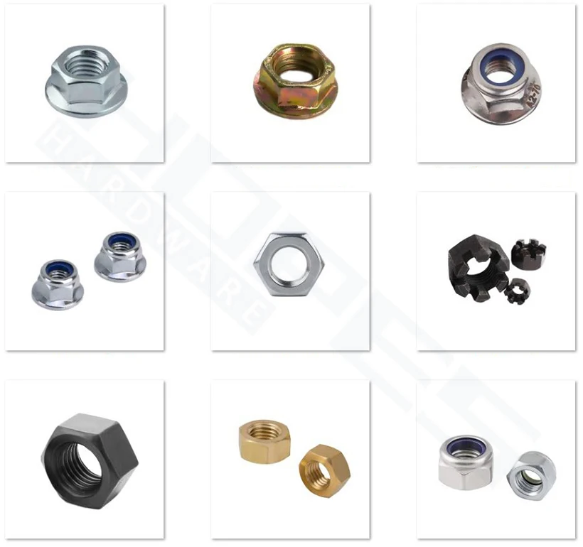 Hex flange nylock nut