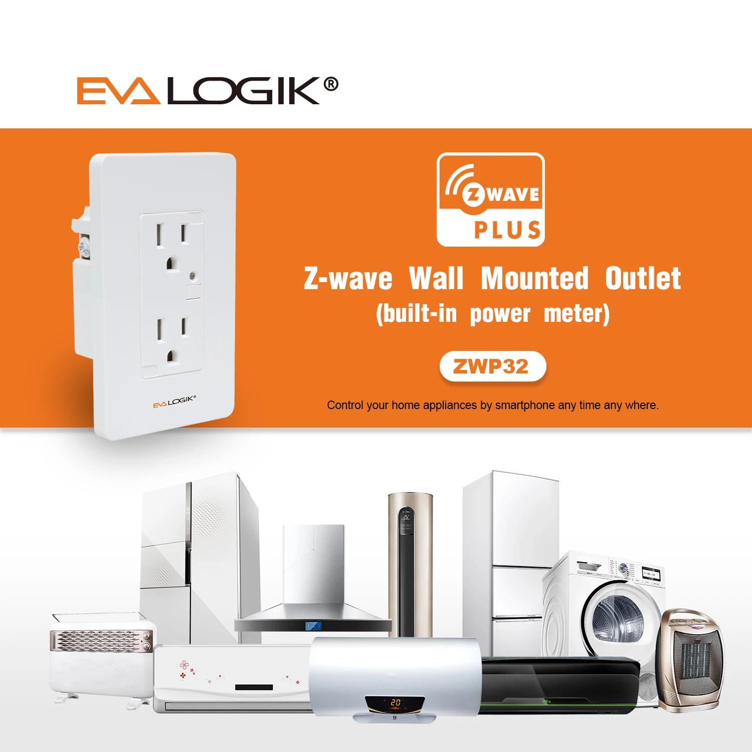 Zwave Wall Intelligent Electrical Receptacle Outlet With Meter Energy Monitor Buy Z Wave 220v
