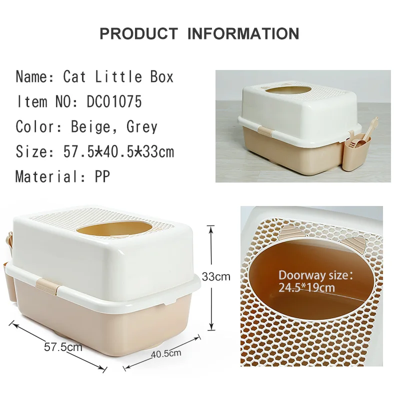 Top Entry Cat Sand Box Cat Kitten Toilet Cat Litter Box Buy Cat