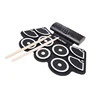 Professional digital portable hand roll silicone drum surface electronic drum