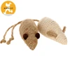 Light Brown Body Black Ears Mouse Shape Chew Toy for Pet Dog