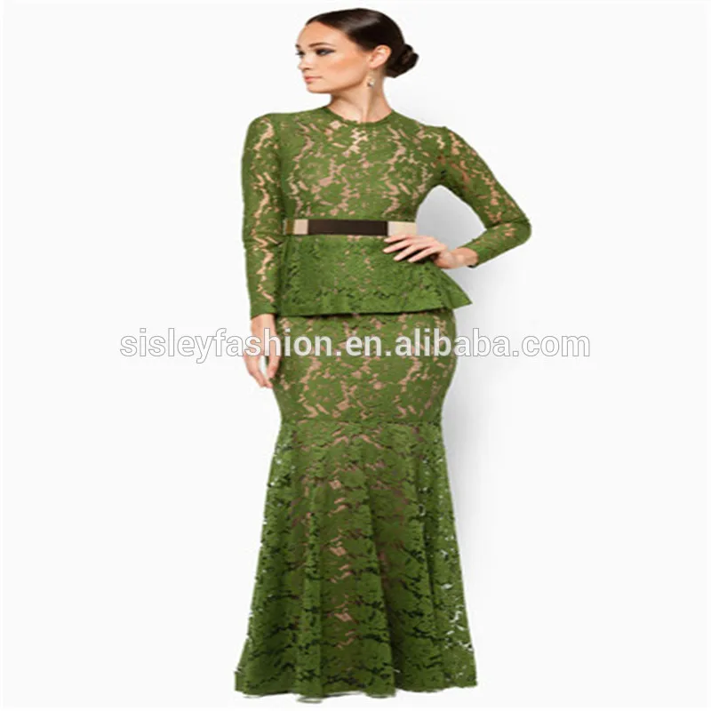  Elegant  Lace Design Baju  Kurung  Moden Muslim Ladies 