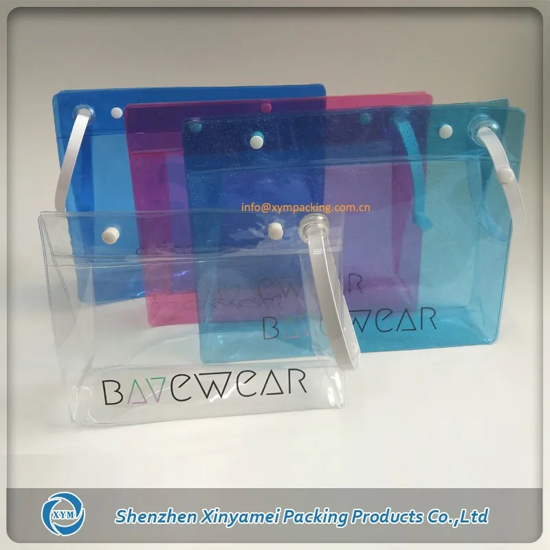 Waterproof Bag For Bathing Suit/custom Logo Print Bikini Pvc Vinyl