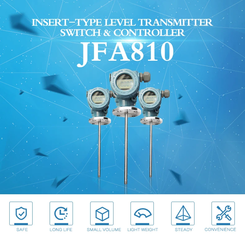 Capacitance Level Transmitter Electrode Water Liquid Level Sensor