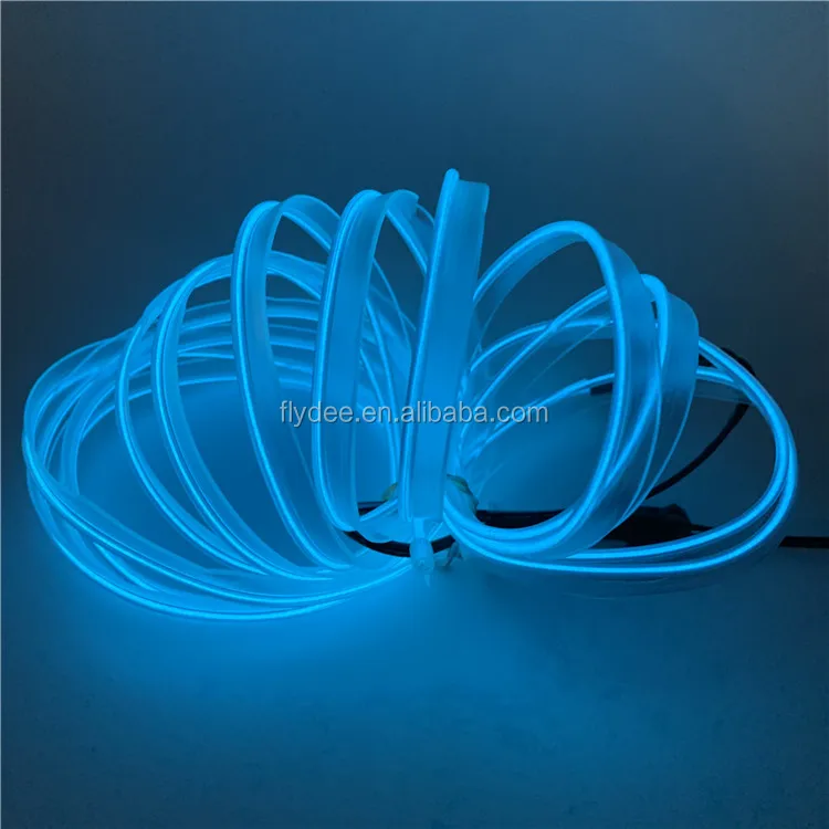 CE bright DC12v electroluminescent wire neon light constant on slow flashing quick flashing