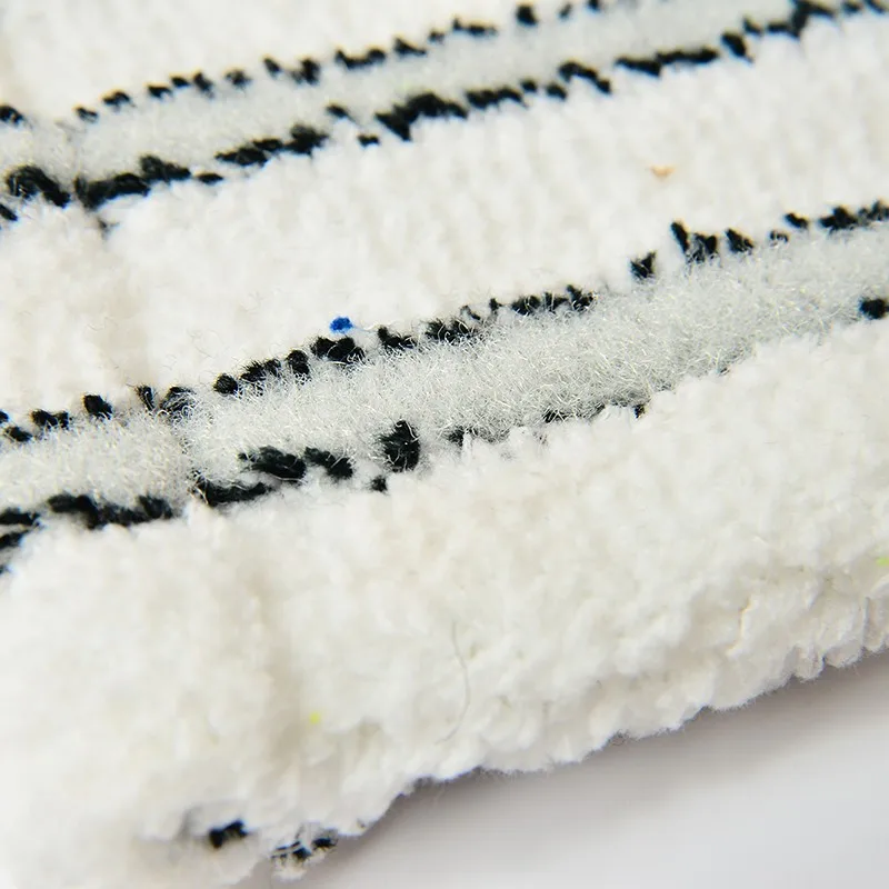 Microfiber Wet Flat Mop,45cm Refill With Scrubbing Strips Flat Mop