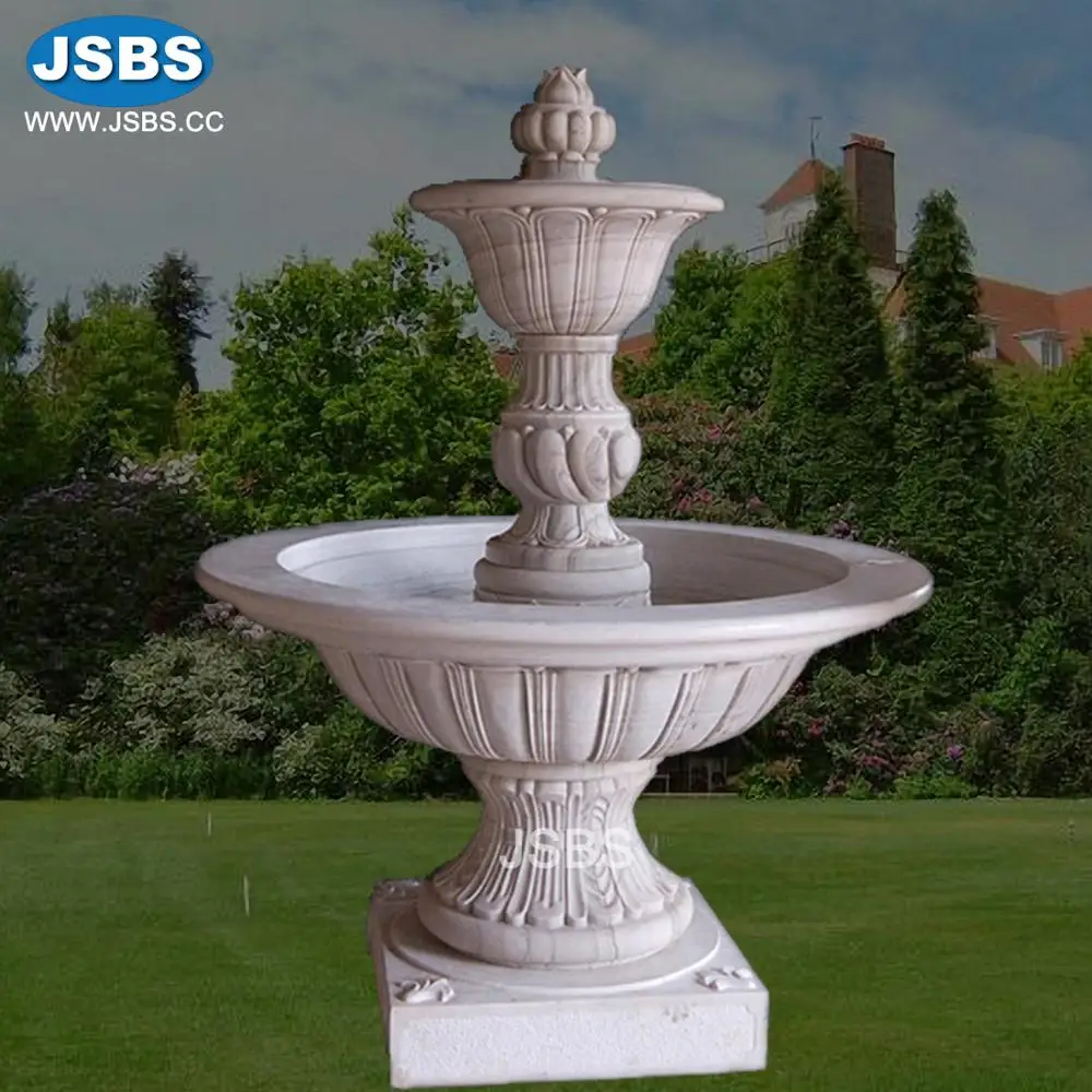 Large Outdoor Marble Garden 3 Tier Water Fountains With Statues - Buy ...