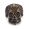 Wholesale Lady Jewelry Engraved Couple Sugar Stainless Steel Skull Ring