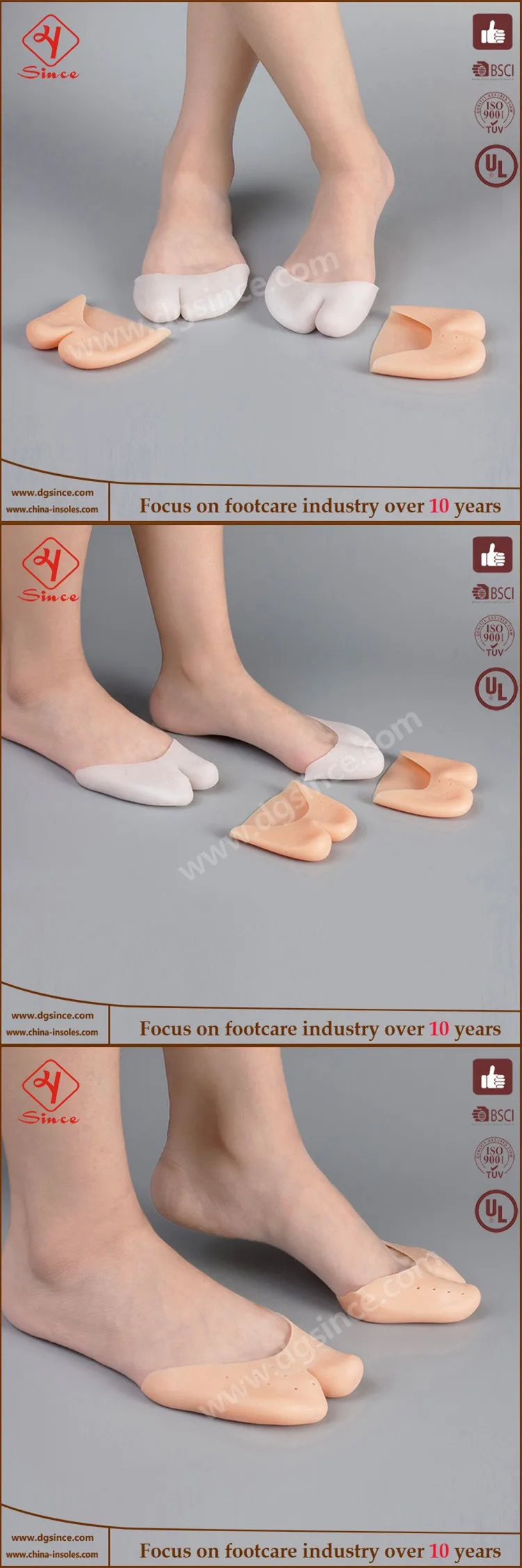 Silicone Ballet Shoes Dancing Valgus Toe Protector Pad Cap Insoles Dancer Bunion Guard Toe