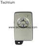 Tecthium high quality 2 button car smart remote key case fobs with blade and logo for Toyota Rav4