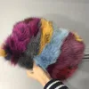 Joanfar 2018 Autumn and winter New Fashion Bag Real Fur Bag Famous Brand Women Messenger Bag Women's multicolor Fox fur Handbag
