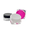 China supplier wholesale 3g 5g round square shape empty mini plastic sample jar