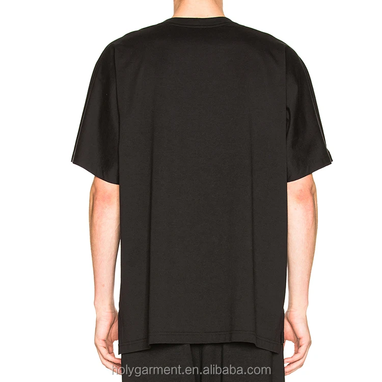 High Quality Clothing Custom Wholesale Oversized Blank Black Boxy T ...