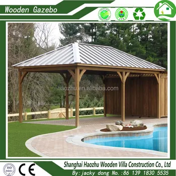 Portable Sun Shelter Wooden Gazebo Beach Tent Portable Sun Shelter Wooden Gazebo Beach Tent