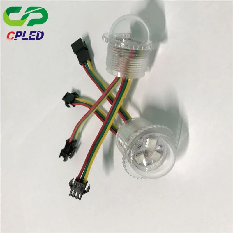 hot sale 26mm AC24v auto program rgb amusement cabochon funfair amusement rides lights.jpg