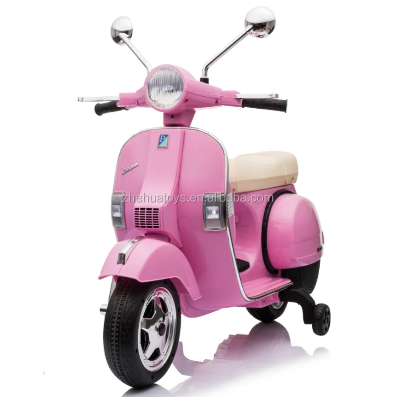 pink electric scooter 6v ride on