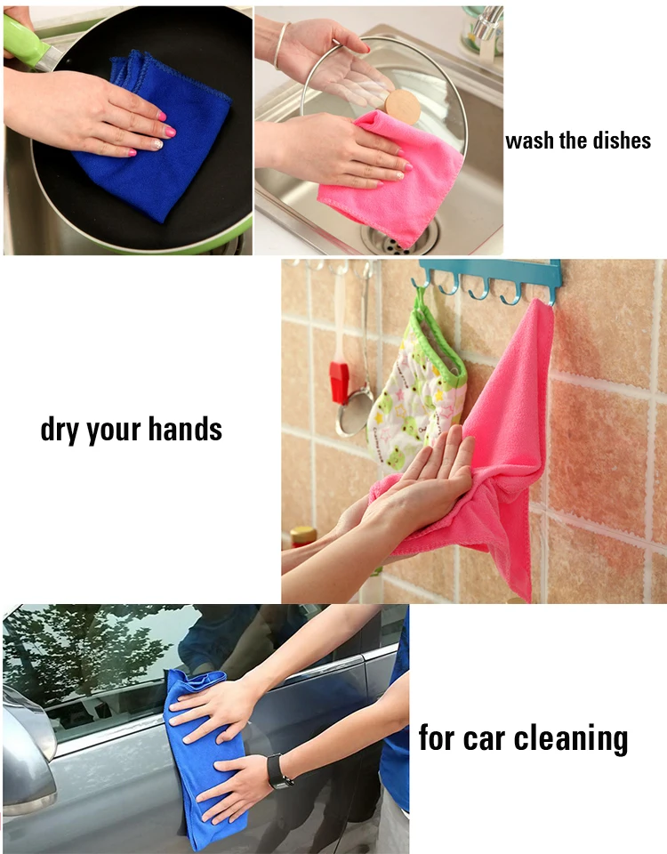 Custom microfibre cleaning cloth/wash cloth