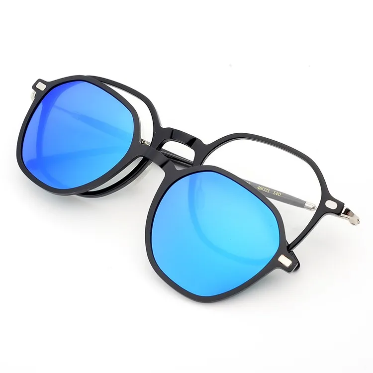 Acetate Eyewear 5 In 1 Polarized Sunglasses Interchangeable