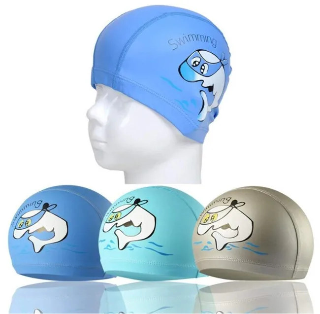Breathable Kids Swimming Cap Children Swim Hat For Hair Care And