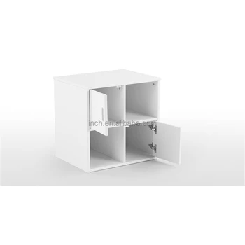 Scandinavian Style White Melamine Storage Cabinet Unit Scandinavian Style White Melamine Storage Cabinet Unit