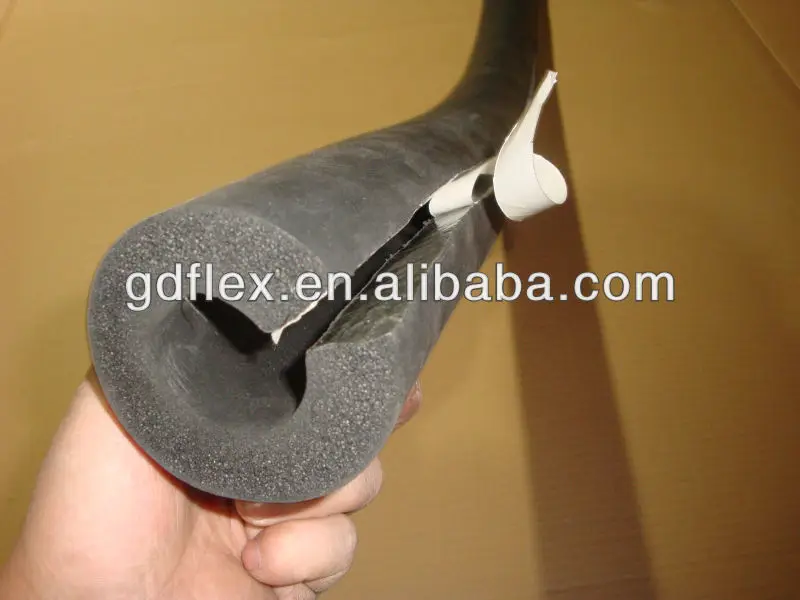 gd-flex pre tape pre cut EPDM insulation pipe  (5)
