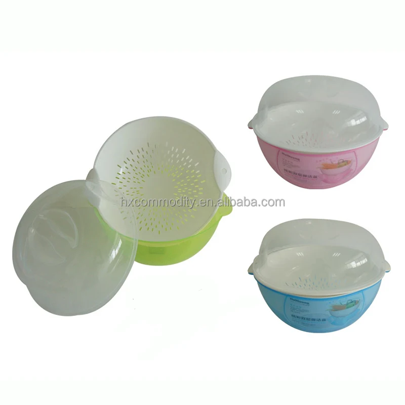 plastic colander with lid