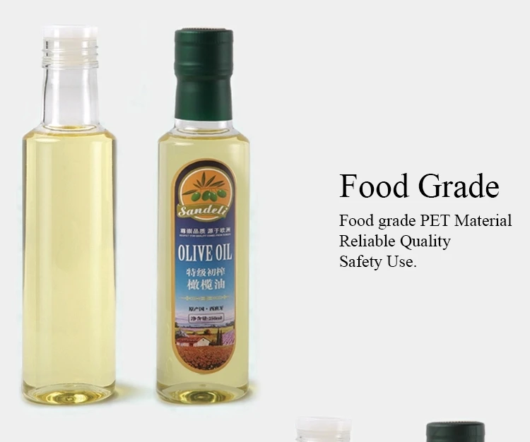 Large Capacity Highgrade 100 Pet 1 Litre Edible Oil Plastic Bottle