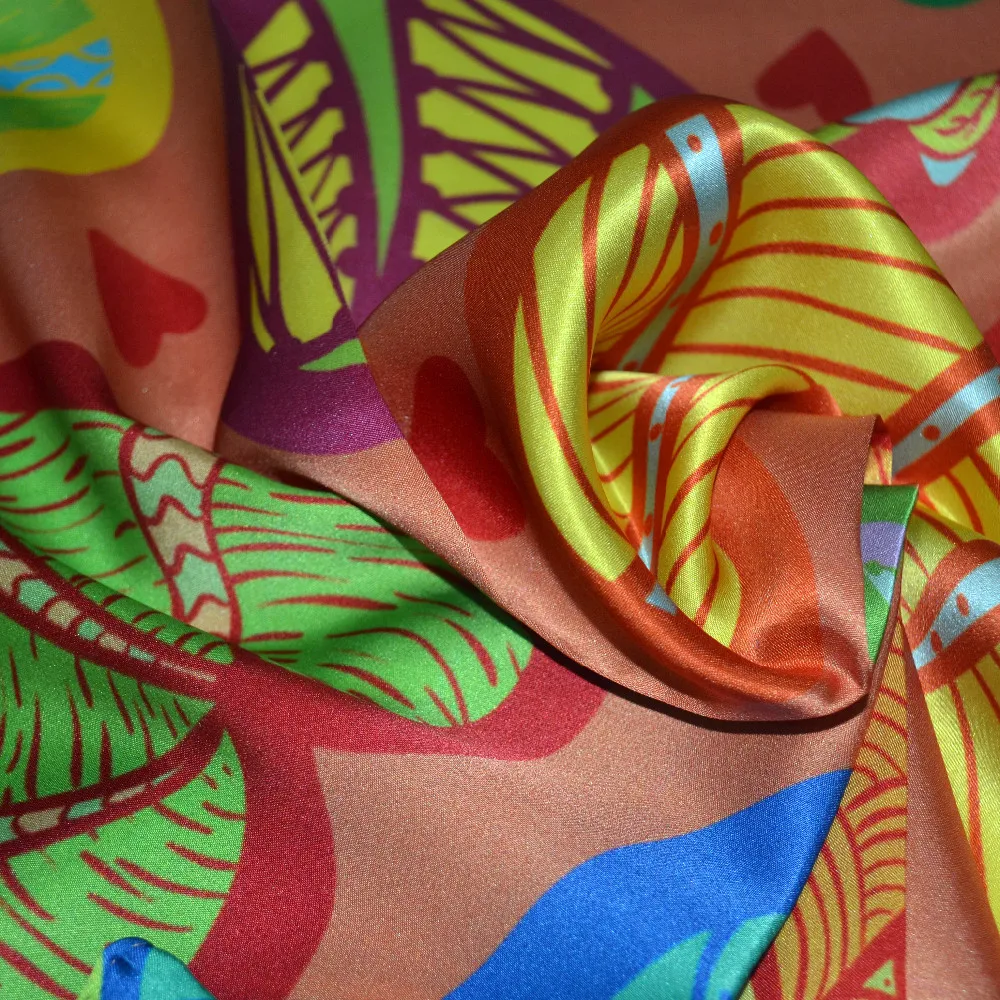 Custom Design Digital Printed 100 Pure Silk Fabric Wholesale Buy