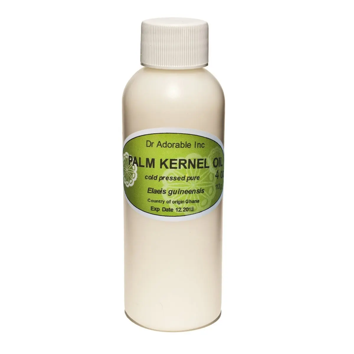 Palm Kernel Oil Pure Cold Pressed Organic 4 Oz