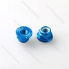 Anodized M4 Aluminum Nylon Insert Lock Nuts with Serrated Flange
