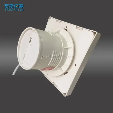 Wall/Window Mounted Square Bathroom Exhaust Fan with Louver