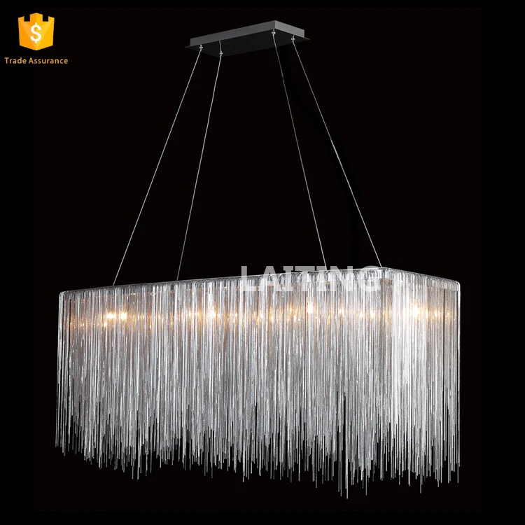 modern rectangular chandelier