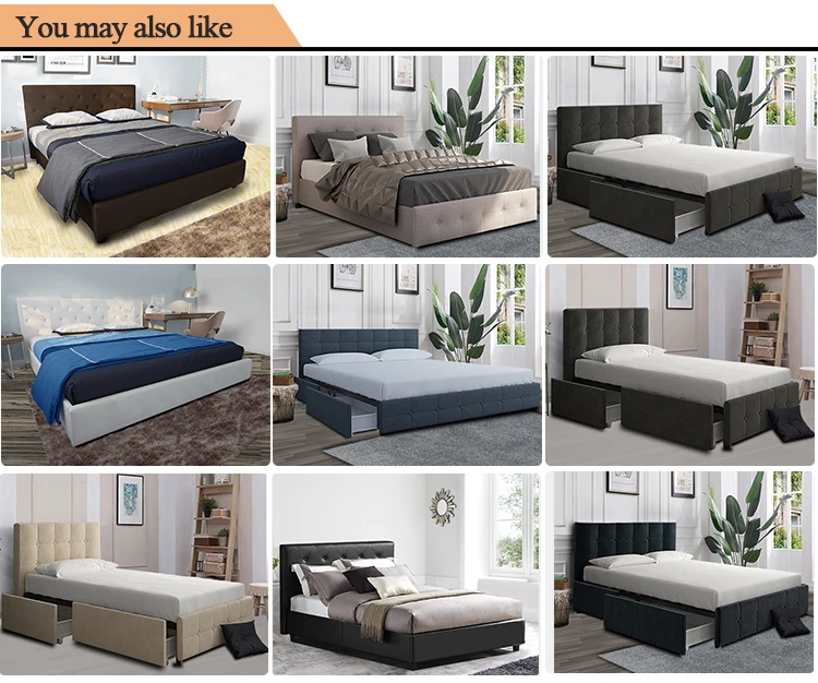 full size leather beds