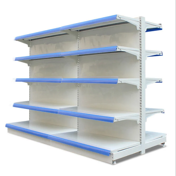 Custom Different Dimensions Supermarket Display Shelf Rack For