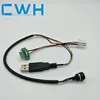Custom factory jst ph 2.0 to cable usb computer wiring harness cable assembly