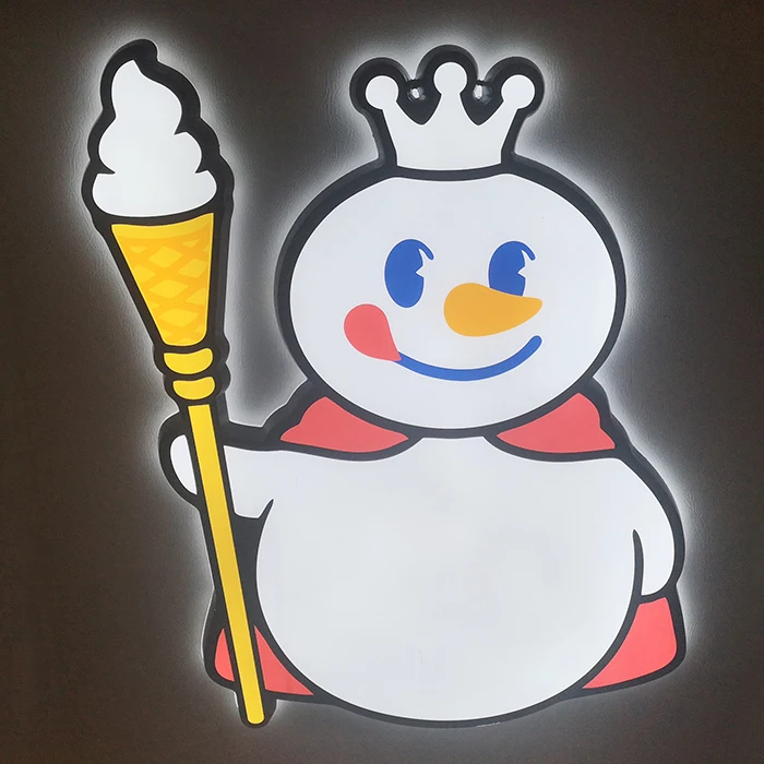 Alibaba Offering Made In China Light Up Ice Cream Led Letters Sign Board Design Samples for Chain