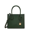 fashion woman genuine leather handbag goat texture leather designer handbag with lock
