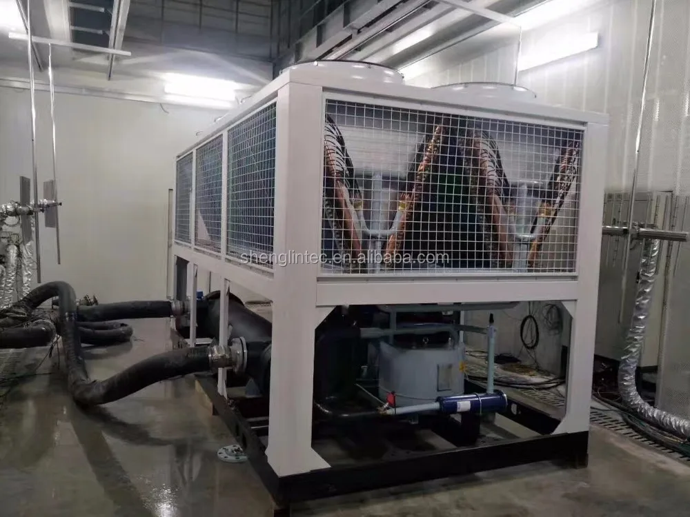 Shanghai Shenglin 20hp Chiller And Heater For Fish Farm Sea Water