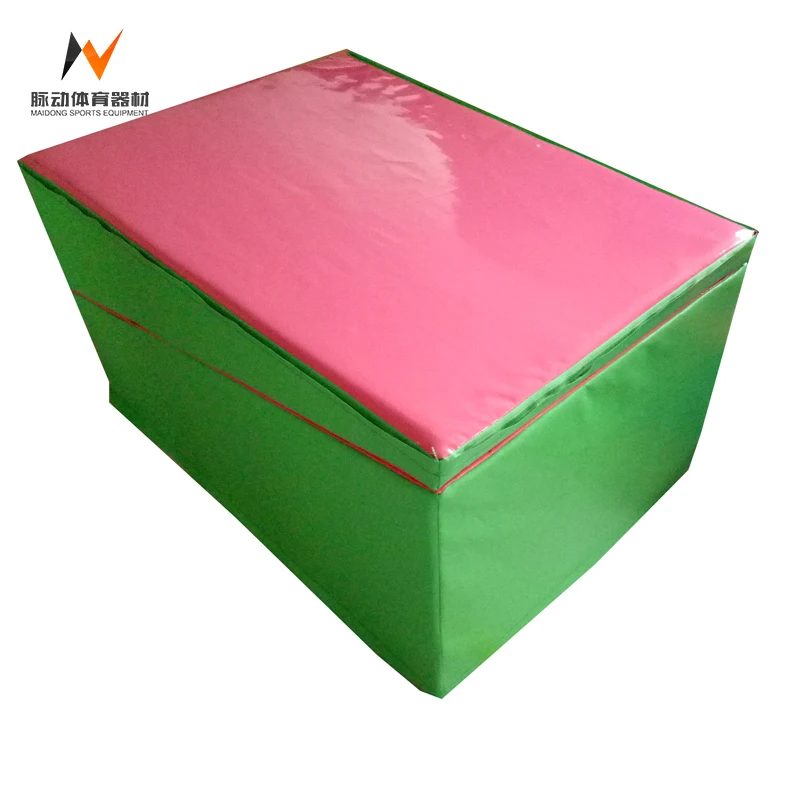 Folding Incline Mat Slope Cheese Gymnastics Gym Exercise Aerobics Tumbling Wedge