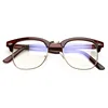 2018 New Wholesale High Quality Ray Blocker Unisex Computer Glasses Anti Blue Light Half Rim TR90 Optical Frame Eyeglasses